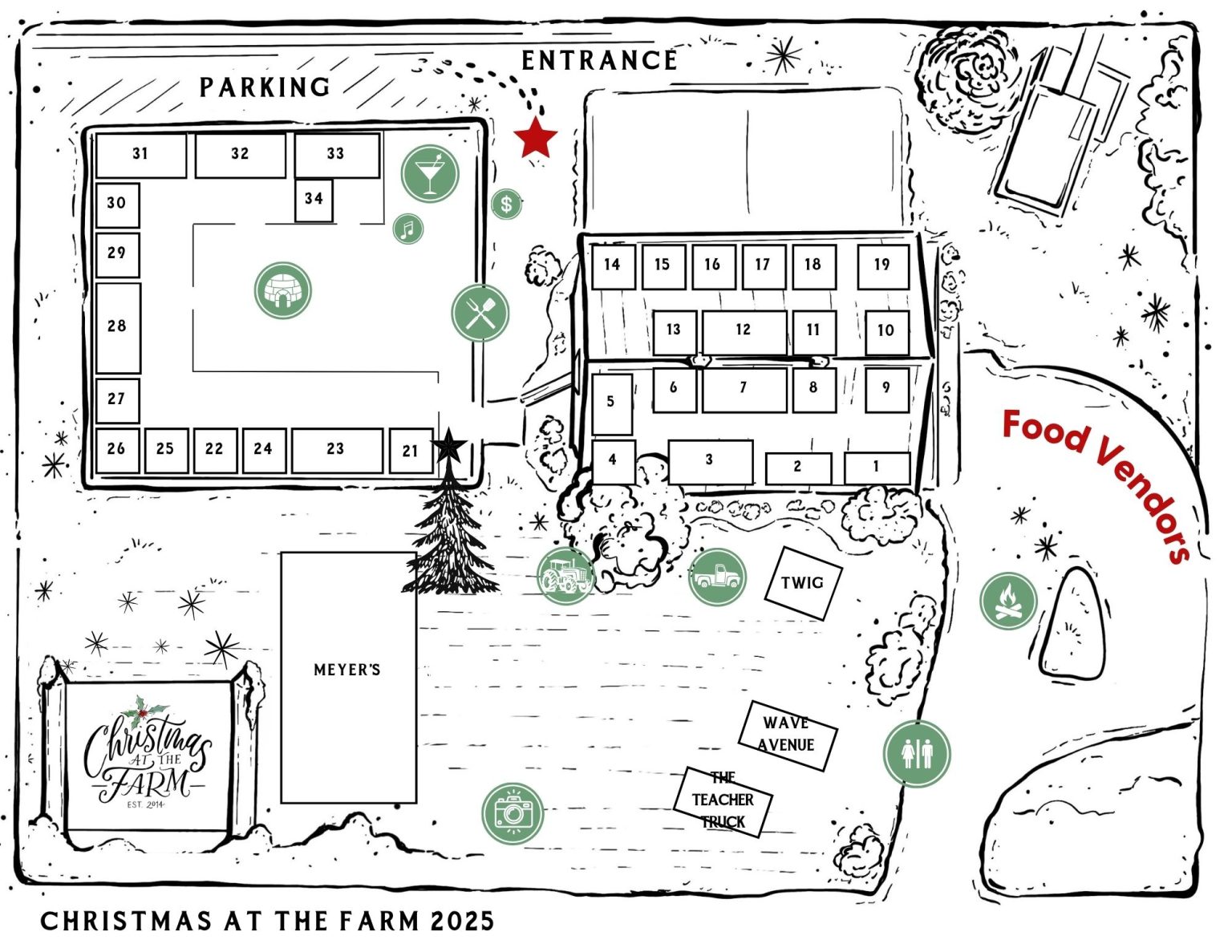 Christmas at the Farm Directory & Map - Meyer’s Pet Care